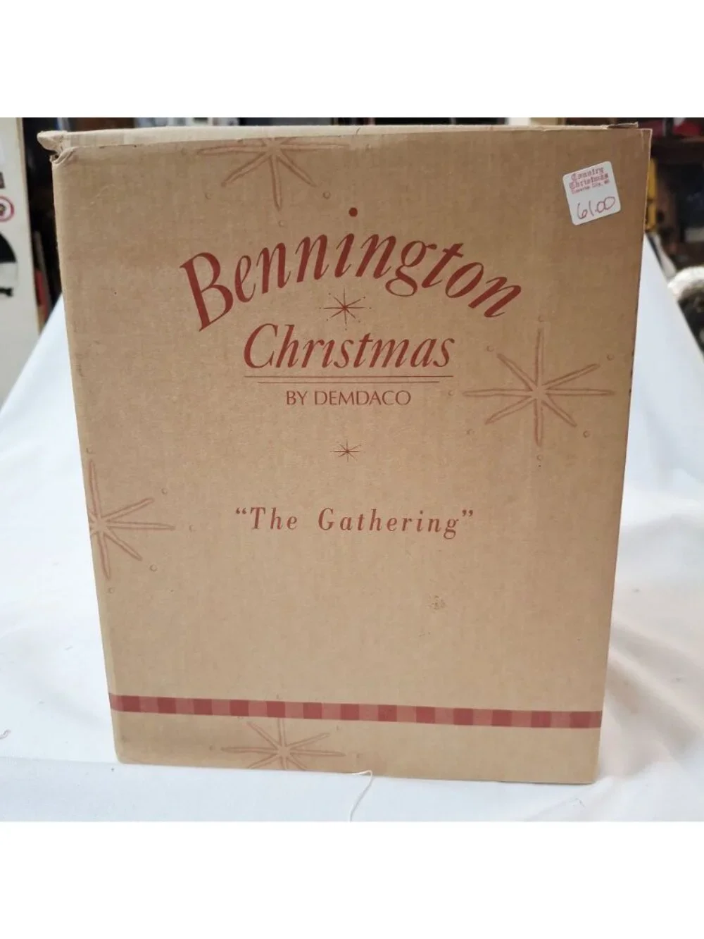 Bennington Christmas Dickens Village Series The Wool Shop Lighted Building By De